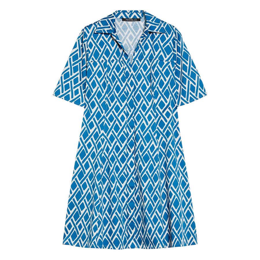 Rigolo chemisier in raso di cotone da donna Penny Black | 2511221133200005